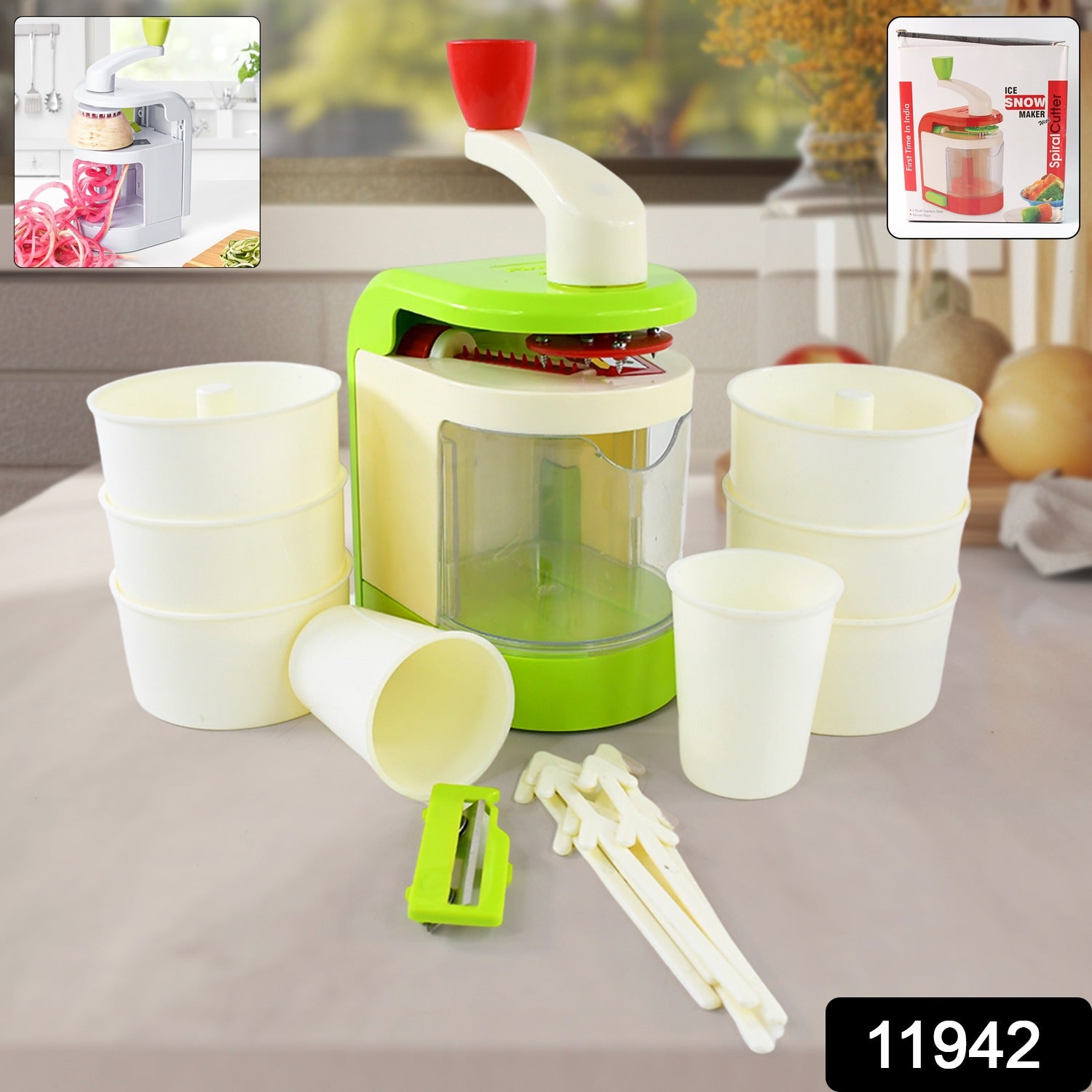 Ritu Multi-function Spiral Potato Twister  Snack Maker Machine (1 Set) Ritu Multi-function Spiral Potato Twister  Snack Maker Machine (1 Set)